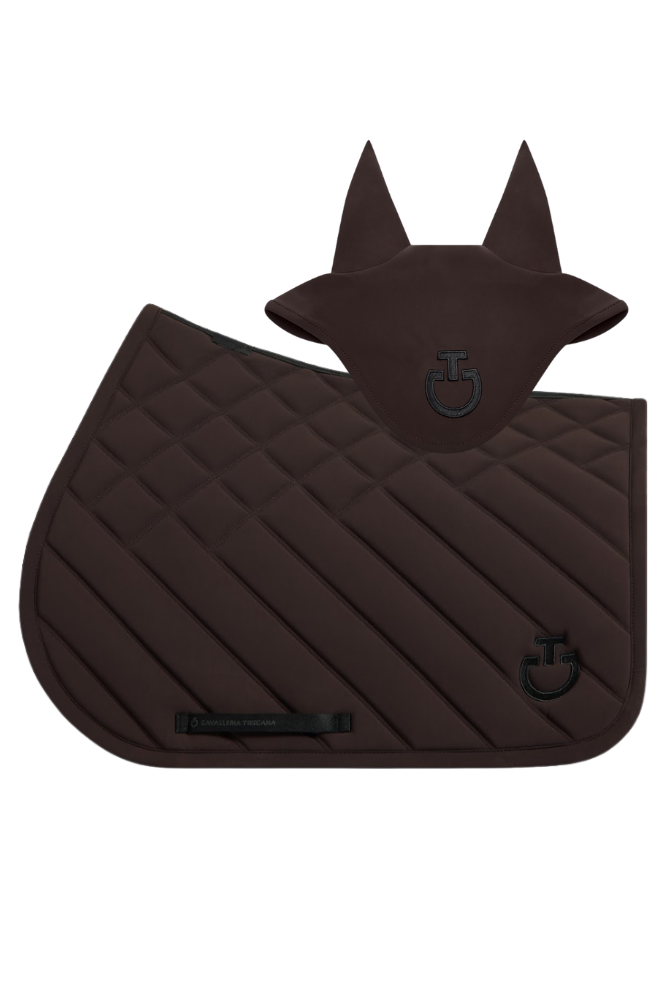 CT Diamonds & Lines Jump Pad & Jersey Earnet - Espresso Full