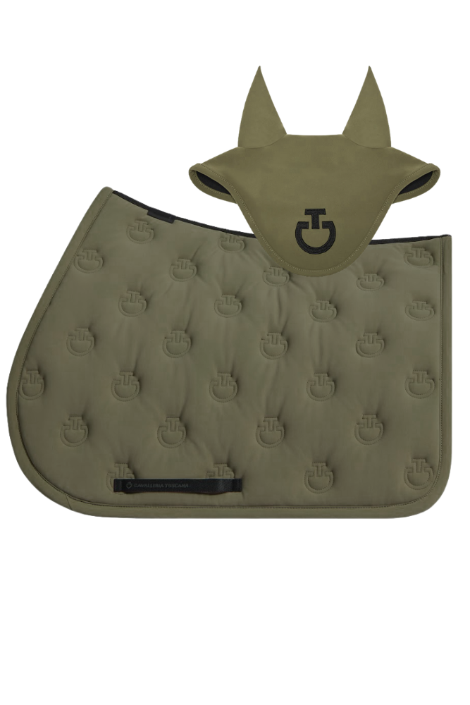 CT Logo Quilted Jump Pad & Jersey Earnet - Winter Moss Full