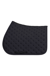 Embroidery Quilted Jump Pad & Jersey Earnet - Charcoal