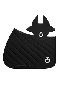 CT Diamonds & Lines Jump Pad & Jersey Earnet - Black