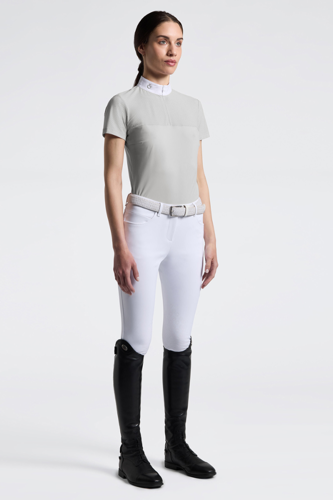 Perforated Jersey Inserts S/S Shirt - Belgian Block