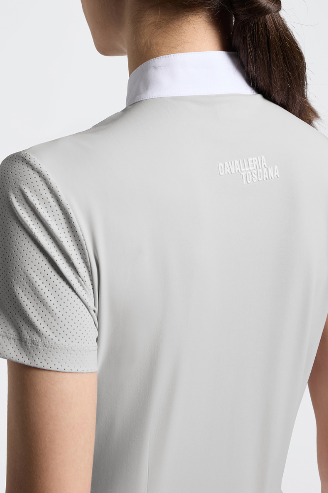 Perforated Jersey Inserts S/S Shirt - Belgian Block