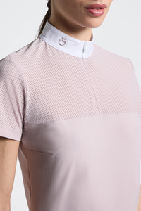 Perforated Jersey Inserts S/S Shirt - Violet Ice