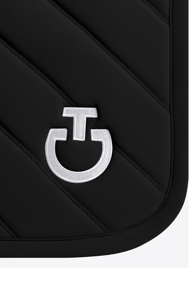 CT Diamonds & Lines Quilted Jump Pad - Black