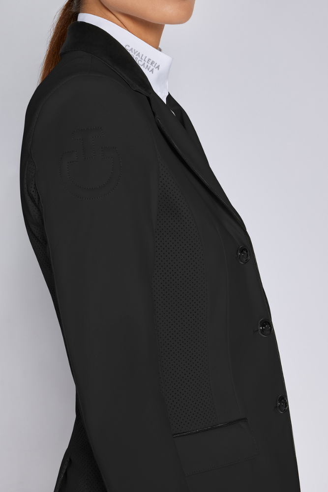 GP Perforated Riding Jacket - Black