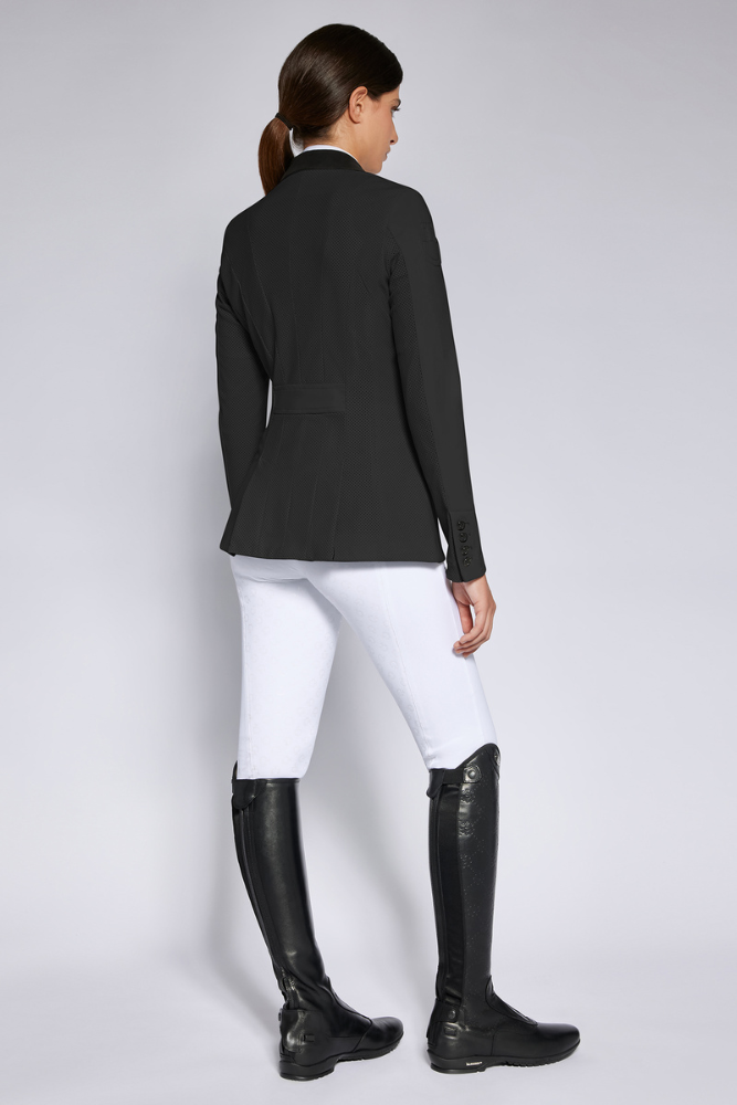 GP Perforated Riding Jacket - Black