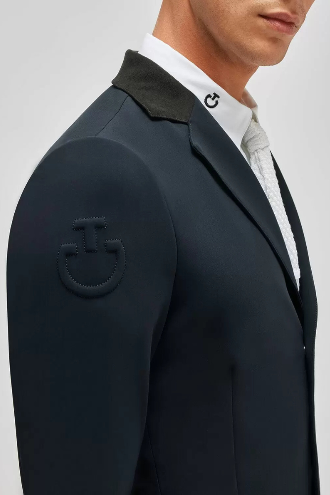 Men's Light Weight Zip Riding Jacket - Navy