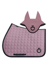Circle Quilted Jump Pad & Jersey Earnet - Grape Shake/Black
