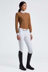 CT Heat Sealed Bib L/S Competition Shirt - Camel