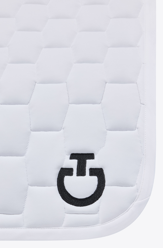 Geometric Q Jump Saddle Pad - White