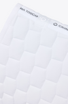 Geometric Q Jump Saddle Pad - White