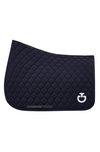 Circular Quilted Jumping Saddle Pad - Navy