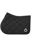 Diamond Quilted Jumping Saddle Pad - Black
