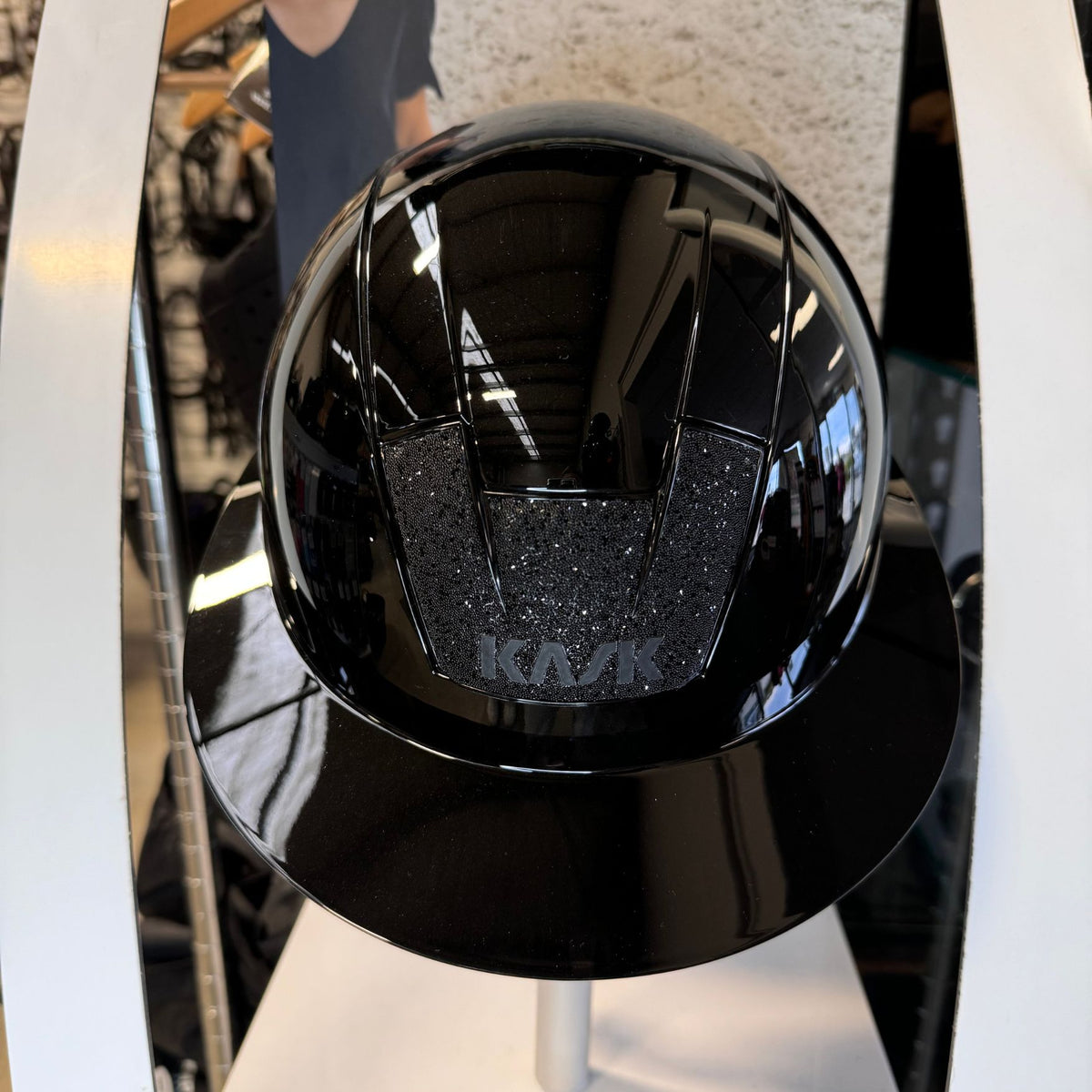 Kask Rijhelm KOOKI Lady – Matzwarte Paardrijhelm, Maat 55, Sportief En Veilig