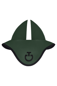 Circle Quilted Jump Pad & Jersey Earnet - Jungle Green/Black