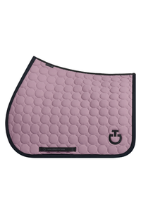 Circle Quilted Jump Pad & Jersey Earnet - Grape Shake/Black