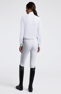 CT Stripes L/S Pique Competition Shirt - White