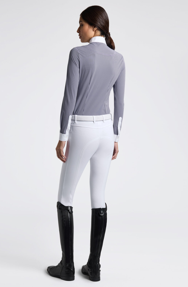 CT Stripes L/S Competition Shirt - Dark Blue