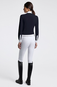 CT Perforated Jersey L/S Competition Shirt - Navy