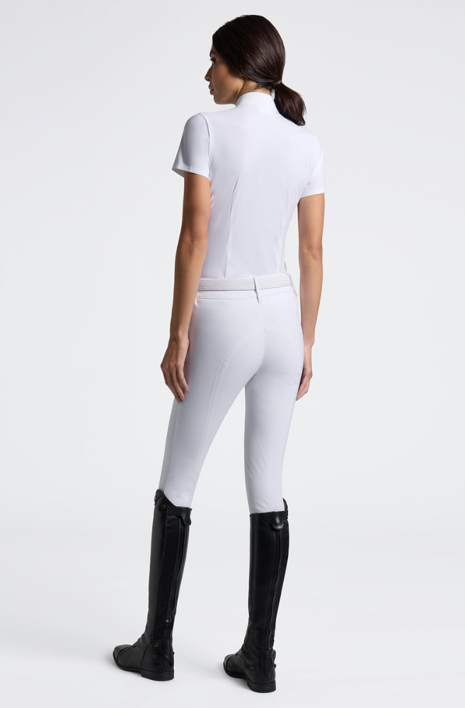 CT Heat Sealed Bib S/S Competition Shirt - White