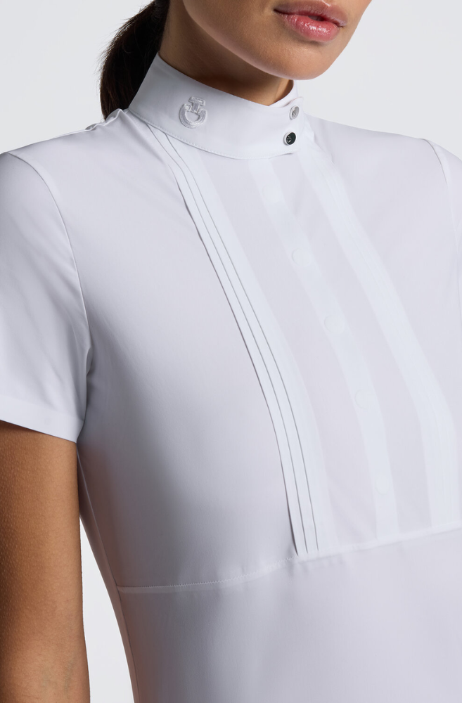 CT Heat Sealed Bib S/S Competition Shirt - White