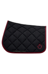 SS25 Diamond Quilted Jump Pad - Black/Bordeaux Full