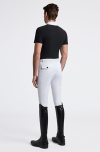 Men's Short Sleeve Jersey Competition Shirt w Pocket - Black