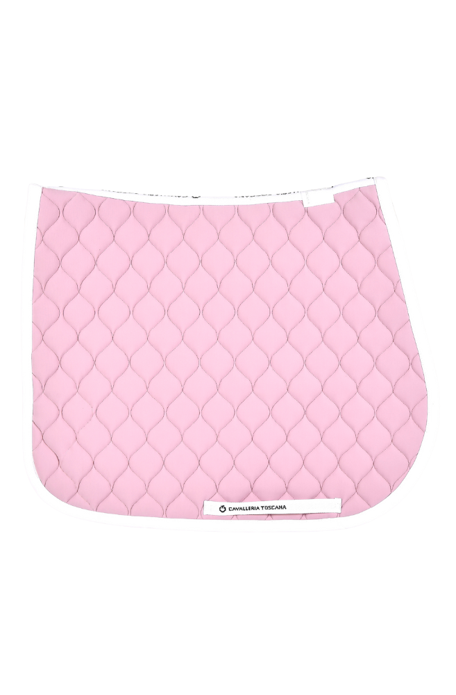 Circular Quilted Jumping Saddle Pad - Pale Mauve (Pony)