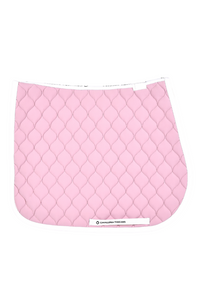 Circular Quilted Jumping Saddle Pad - Pale Mauve