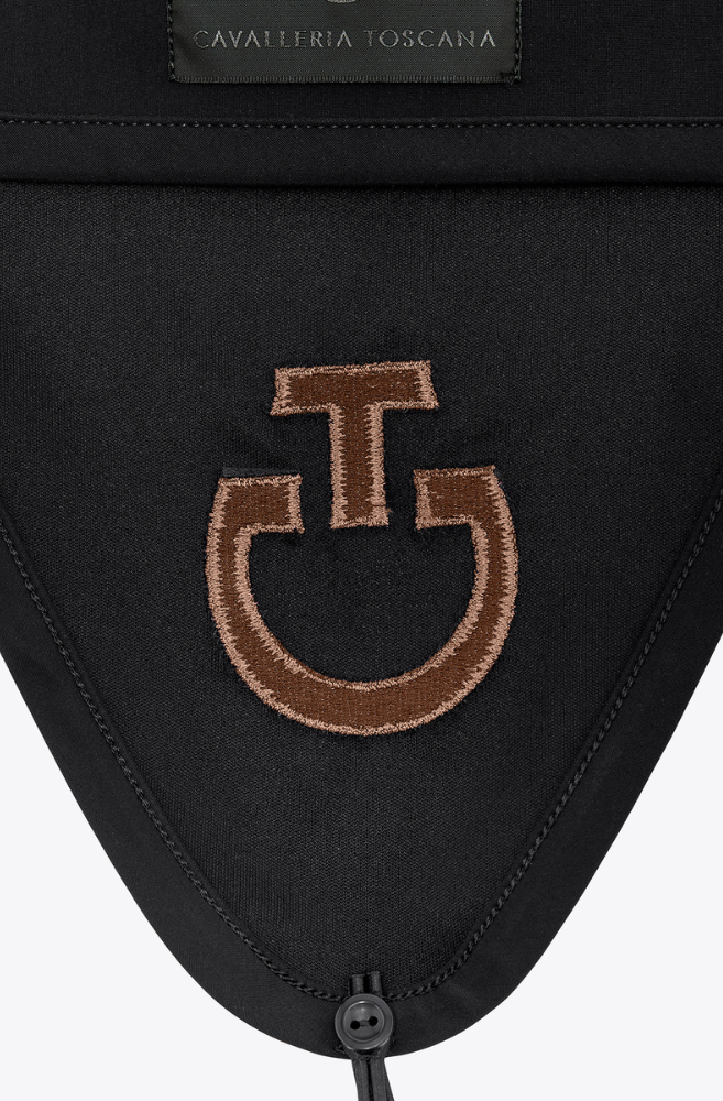 Attachable Jersey Soundless Earnet - Black/Toffee Brown Full