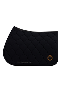 SS25 Circular Quilt Jersey Jump Pad - Black/Foxtrot Full