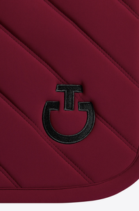 CT Diamonds & Lines Quilted Jump Pad - Bordeaux Full