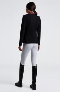 R-Evolution Light Tech Knit Zip Riding Jacket -Black/Bordeaux