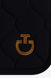 SS25 Circular Quilt Jersey Jump Pad - Black/Foxtrot Full