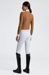 CT Heat Sealed Bib L/S Competition Shirt - Camel
