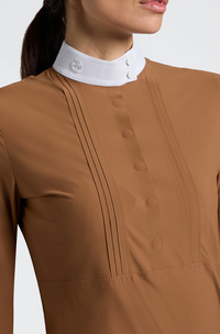 CT Heat Sealed Bib L/S Competition Shirt - Camel