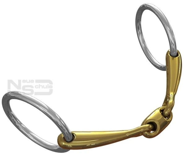 Tranz Angled Lozenge Loose Ring Bradoon