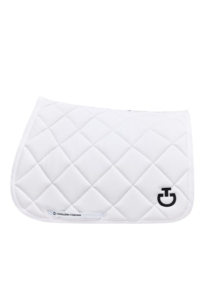 Diamond Quilted Jump Pad - White