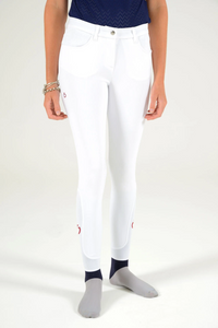 New Grip System Breeches - White