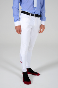 Men's New Grip System Breeches - White