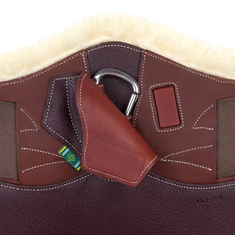 Cross-country Girth with Removable Sheepskin Lining