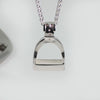Sterling Silver Stirrup Pendant