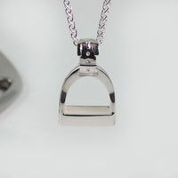 Sterling Silver Stirrup Pendant
