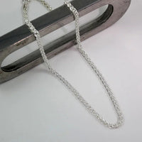 Sterling Silver Wheat Chain (2.5mm) 50cm