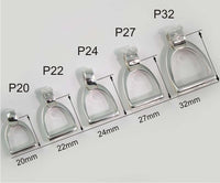 Sterling Silver Stirrup Pendant