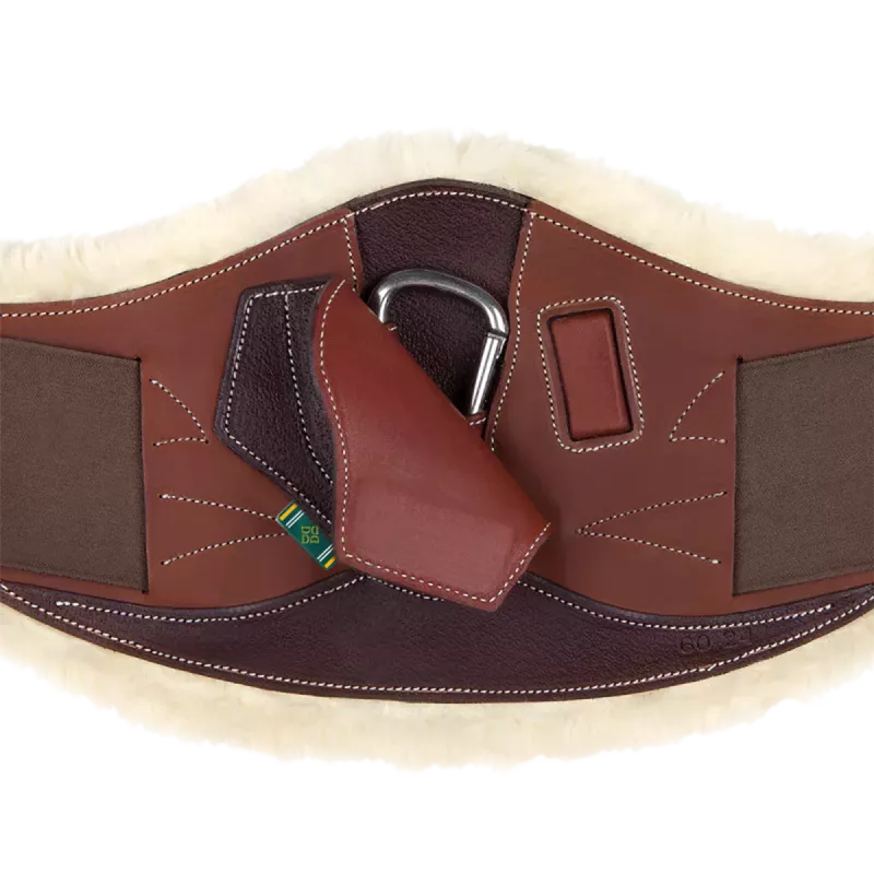 Makila Girth with Removable Sheepskin Lining