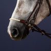 New English Rope Crank Drop Noseband - Brown