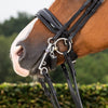 New English Patent Large Crank Noseband - Black
