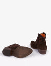 Cassidy Suede Embroidered Boot - Bitter Chocolate