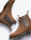 Oscar Suede Boot - Sesame/Bronze